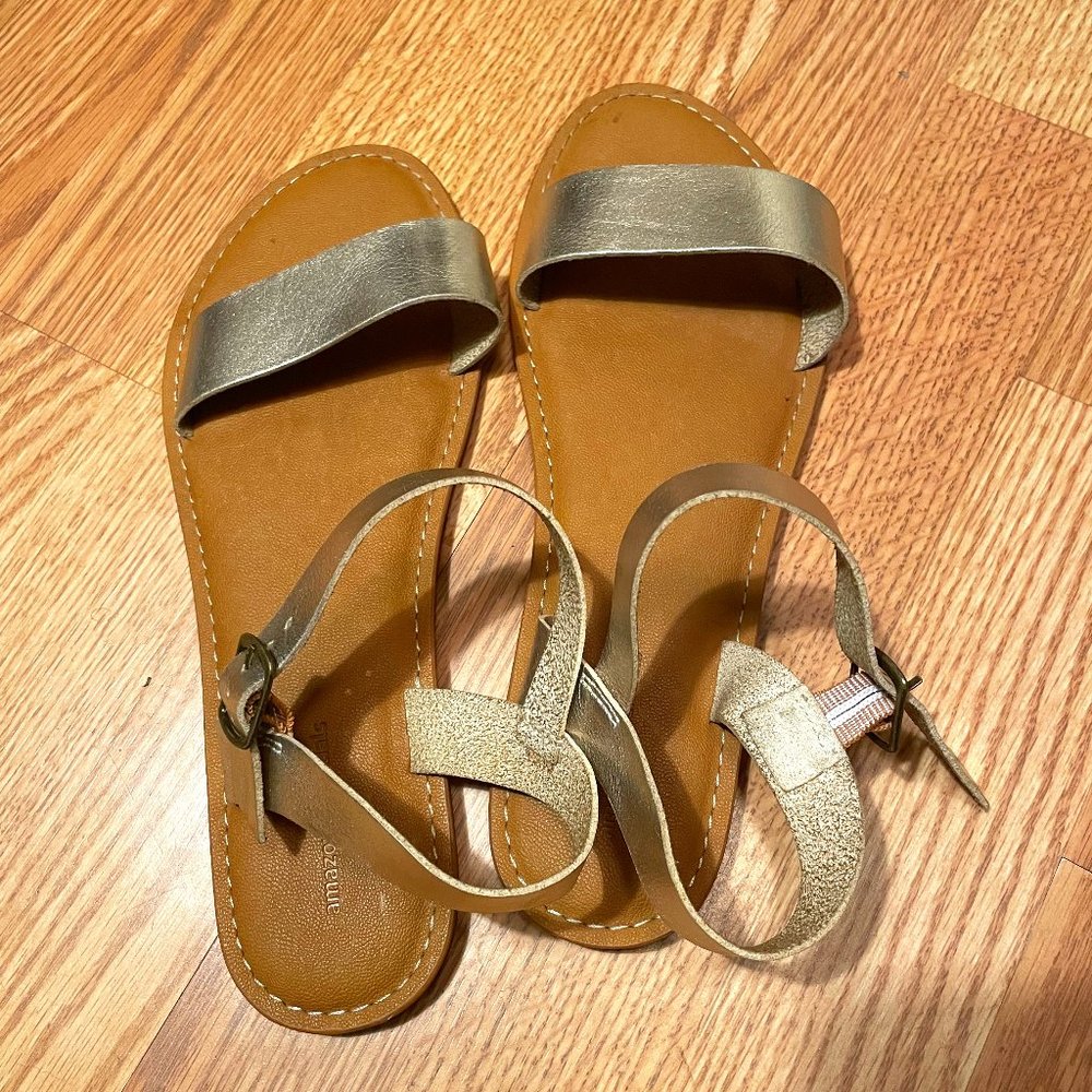 Gold Sandals | Size 11